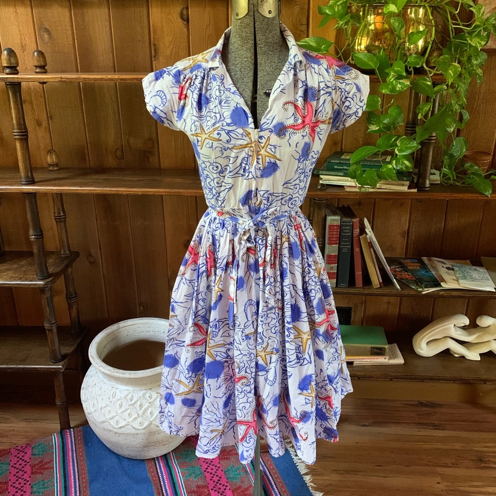 Bernie dexter starfish swing dress XS